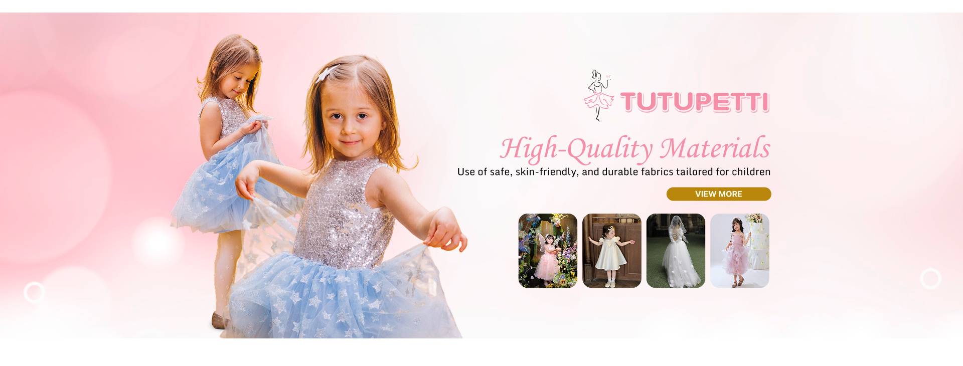 Sky Blue Layered Tulle Flower Girl Dress Banner