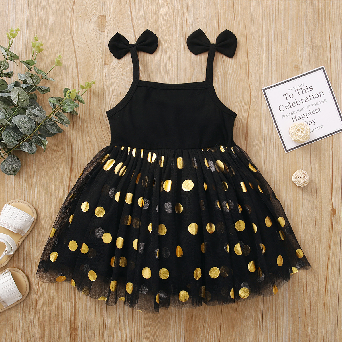 Summer Toddle Birthday Party Girl Dresses Lace Dress Stars With Baby Collar
