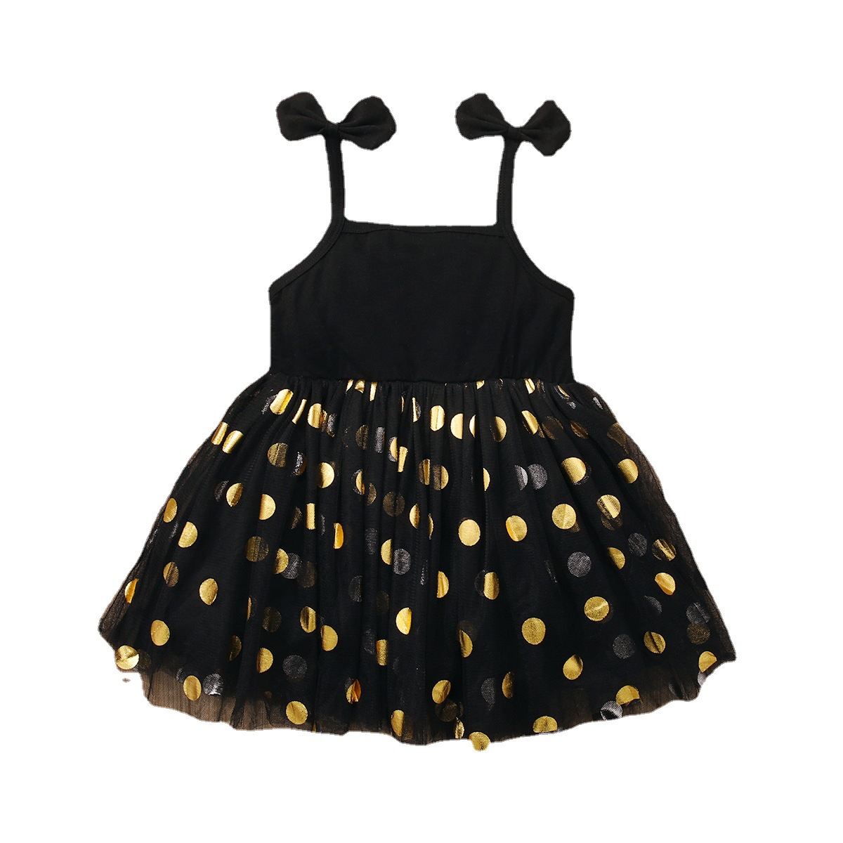 Summer Toddle Birthday Party Girl Dresses Lace Dress Stars With Baby Collar