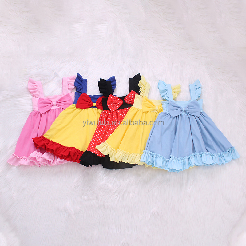 2023 Wholesale Latest Fashion Baby Girl Party Kids Dresses for Children Fancy Flower Petal Evening Little Clothes