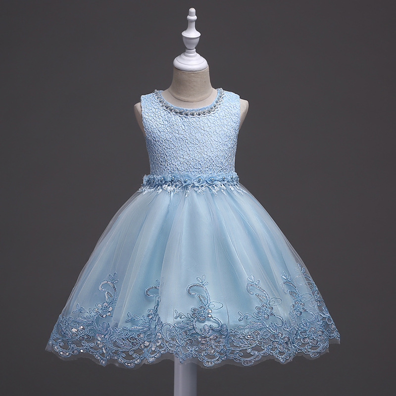 Multiple Colors Elegant Princess Dress Multi Layer Dance Tulle Skirt Formal Toddler Dance Gown For Wedding Flower Girl
