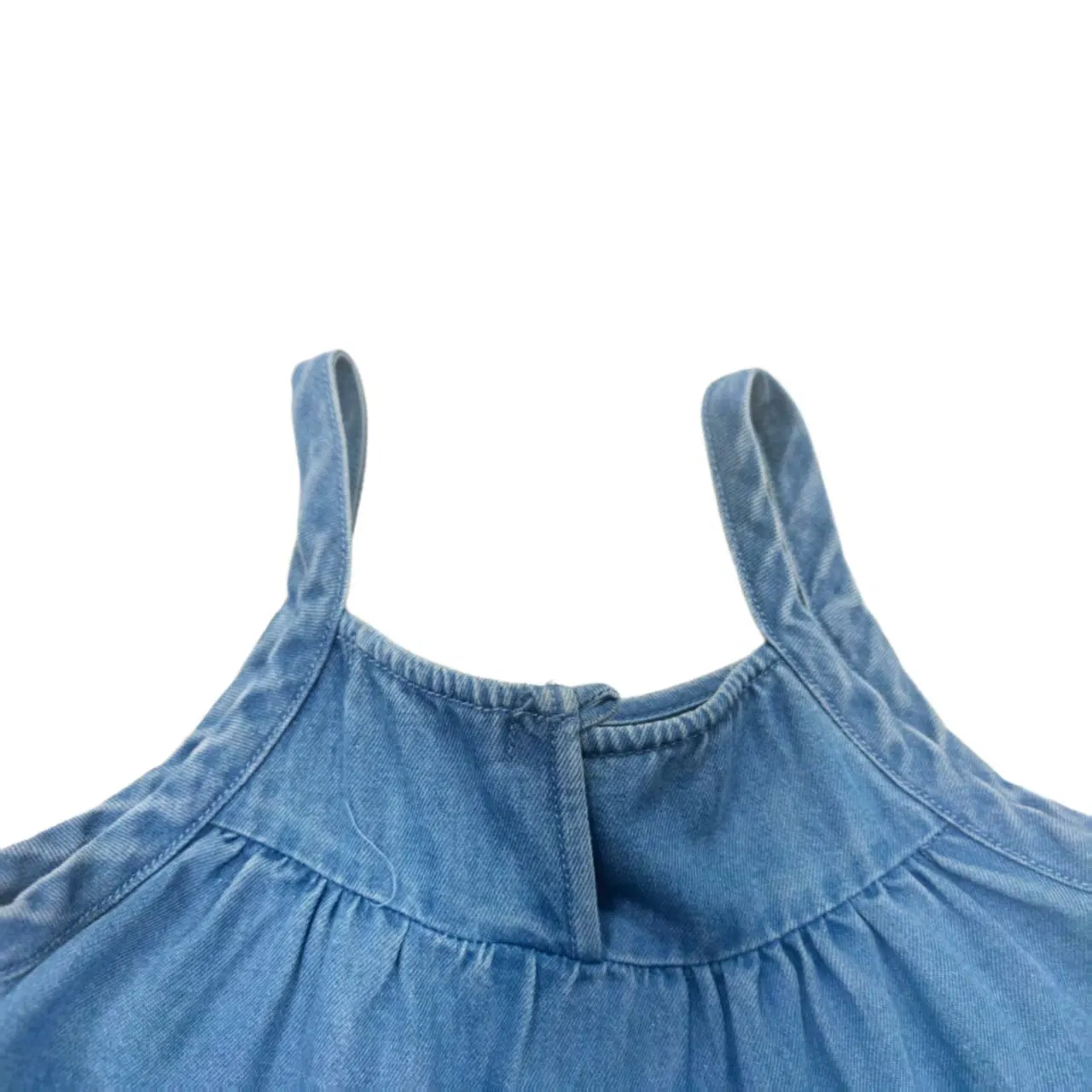 Girls' Loose Denim Dress for Summer
