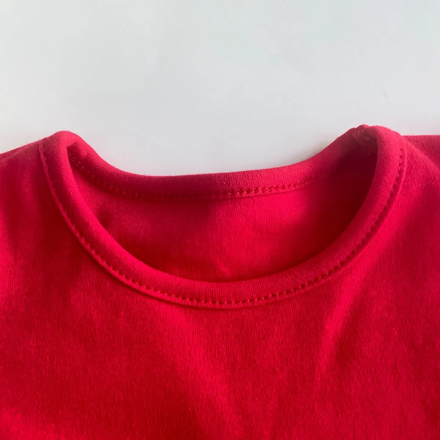 Custom 100% Combed Cotton Long Sleeve Tunic Blank Ruffle Baby Girl Dress