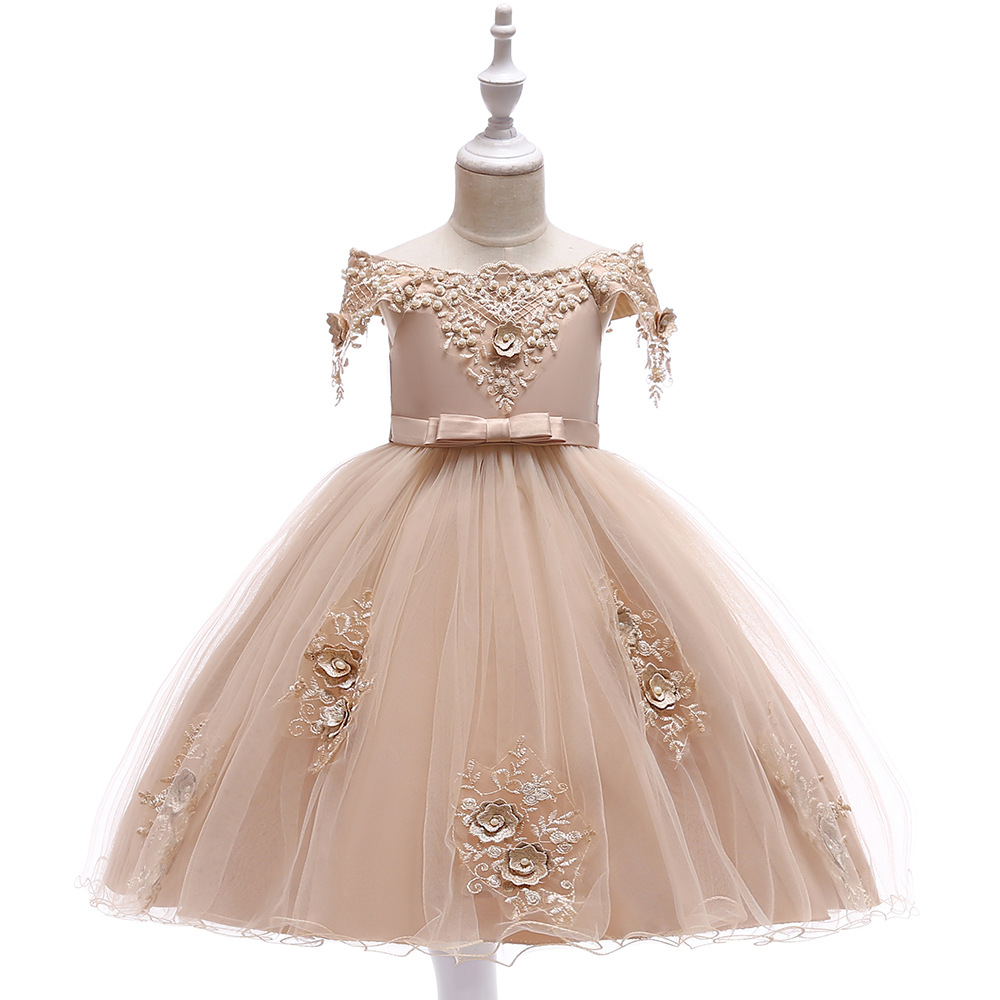 MQATZ Cheap China Wholesale Kids Clothing Girls Party Normal Frock Designs Silver Sequin Dress L5057