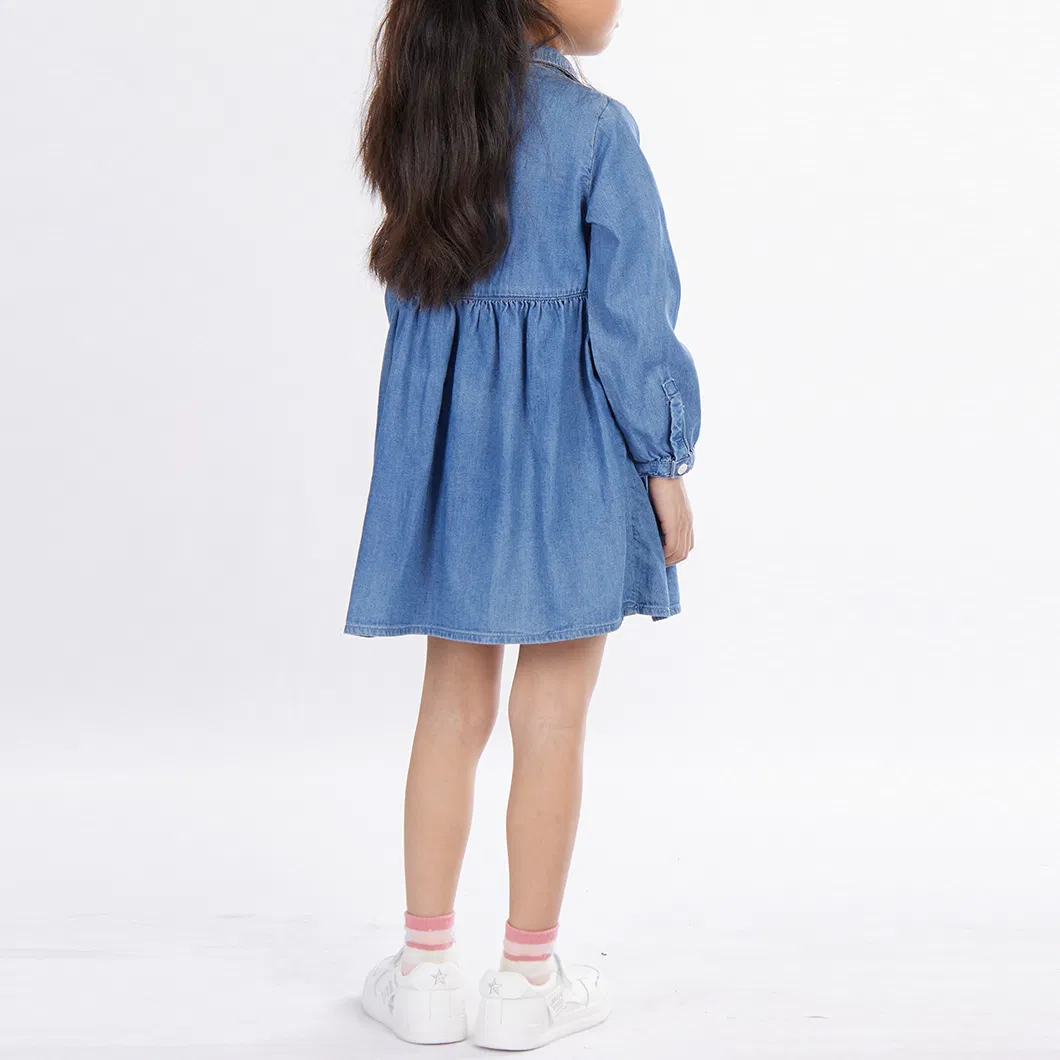 Girl Denim Dress View 6