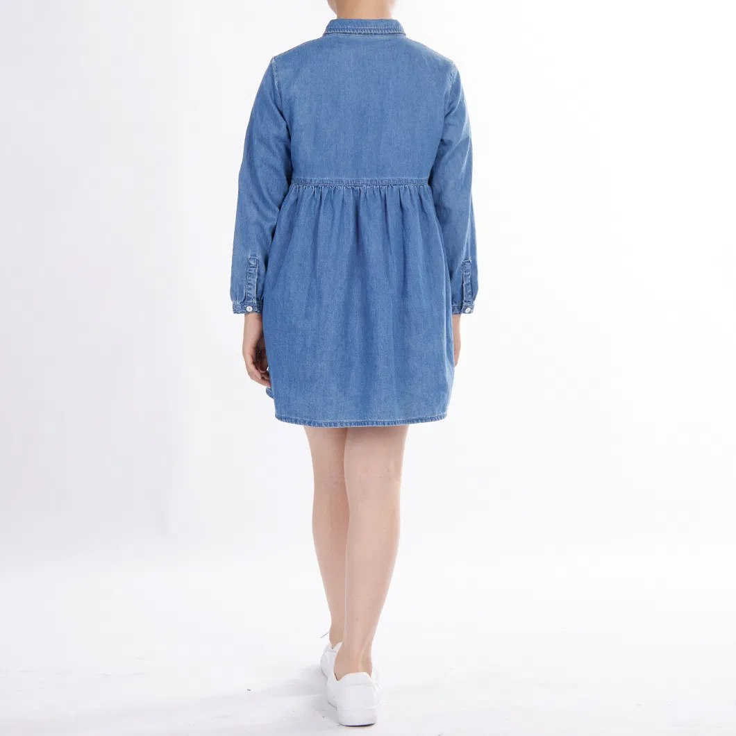 Girl Denim Dress View 4