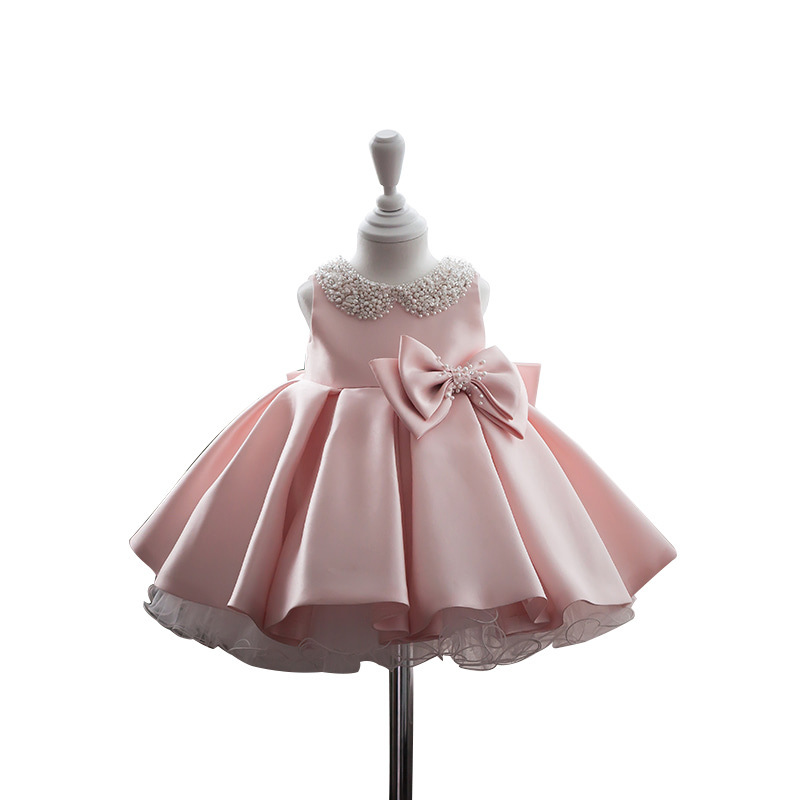 High Quality Beaded 1 Year Girl Birthday Dress