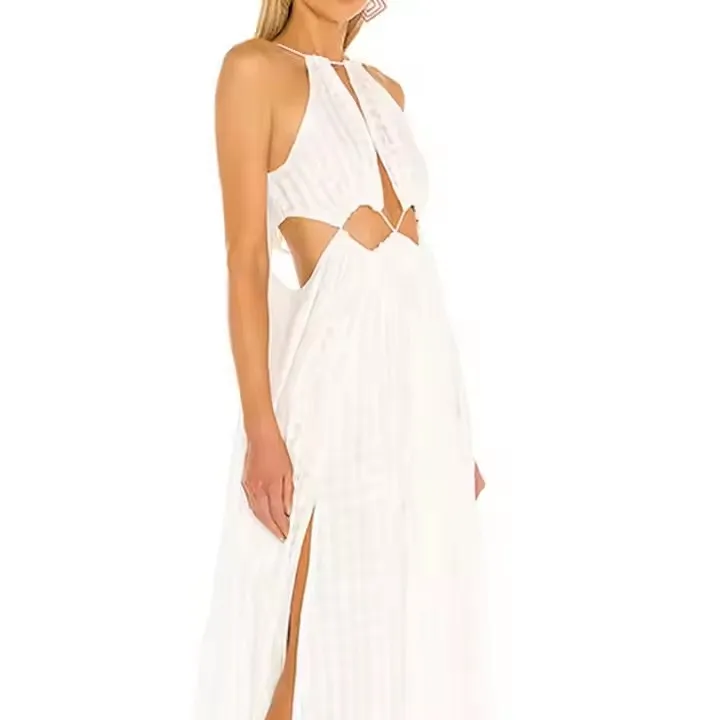 Customized Fashion Wholesale Ladies Girls Boho Maxi Dresses Elegant Women Sleeveless Casual Dresses