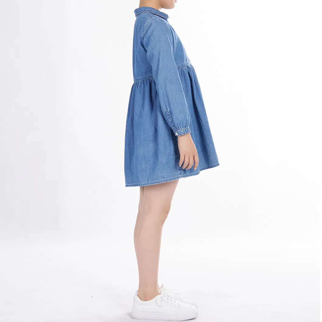 Girl Denim Dress View 2