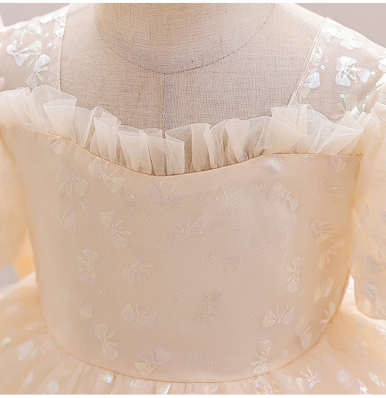 Children's Princess Tulle Tutu Girl Sequence Dress Party Baby First Year Dresses