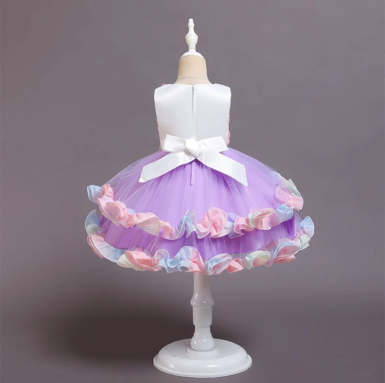 Latest Wholesale Child Girl Sleeveless Princess Party Dress