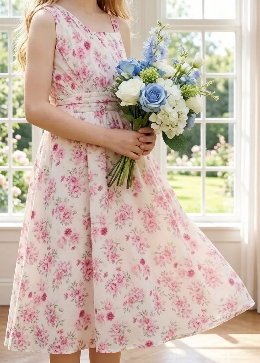 Chiffon Flower Girl Dress