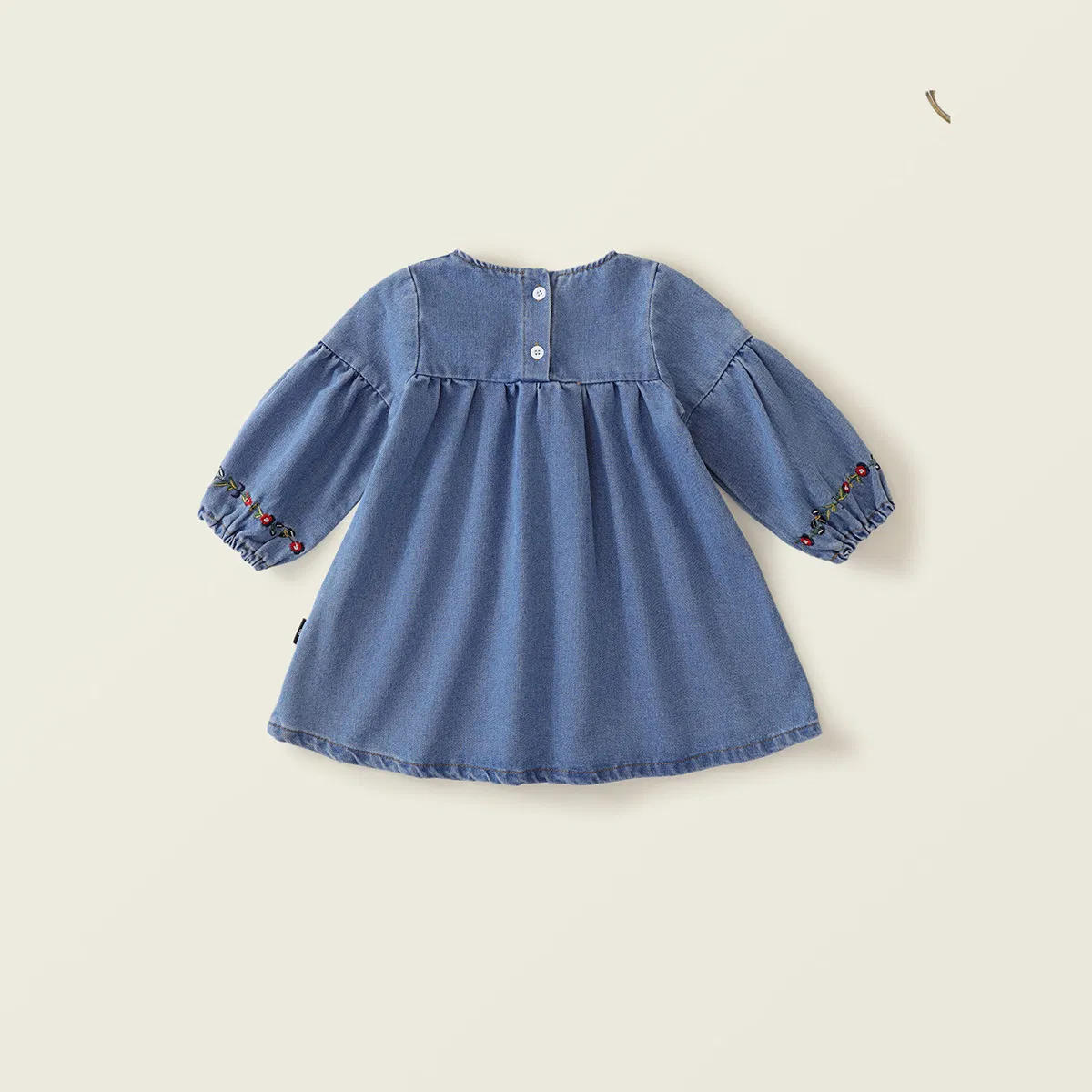 Fashion Custom Girls' Denim Dress Long Sleeve Fashion Dress