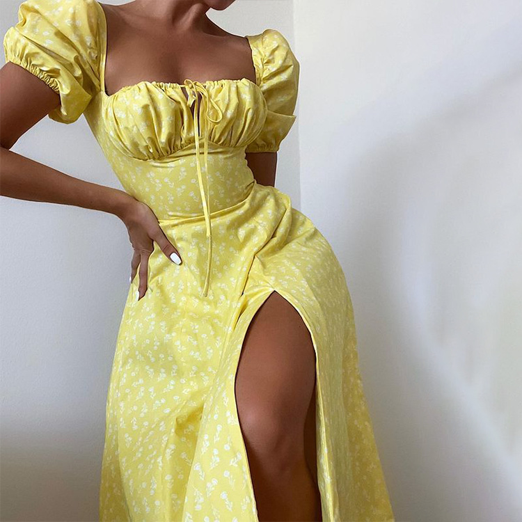 Women Ladies Long Print Flower Girls' Maxi Party Summer Mini Dress Lady Elegant Casual Dresses