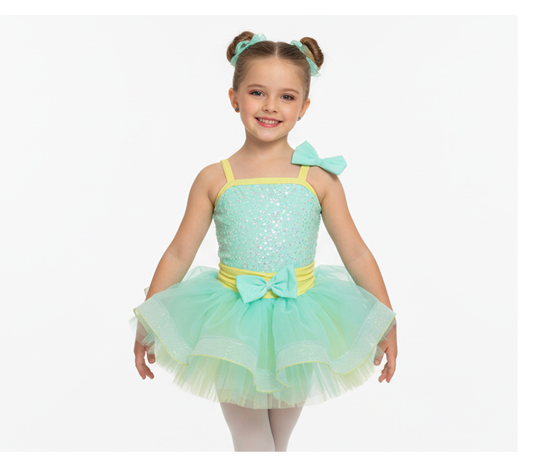 Layered Tulle Stage Performance Dress