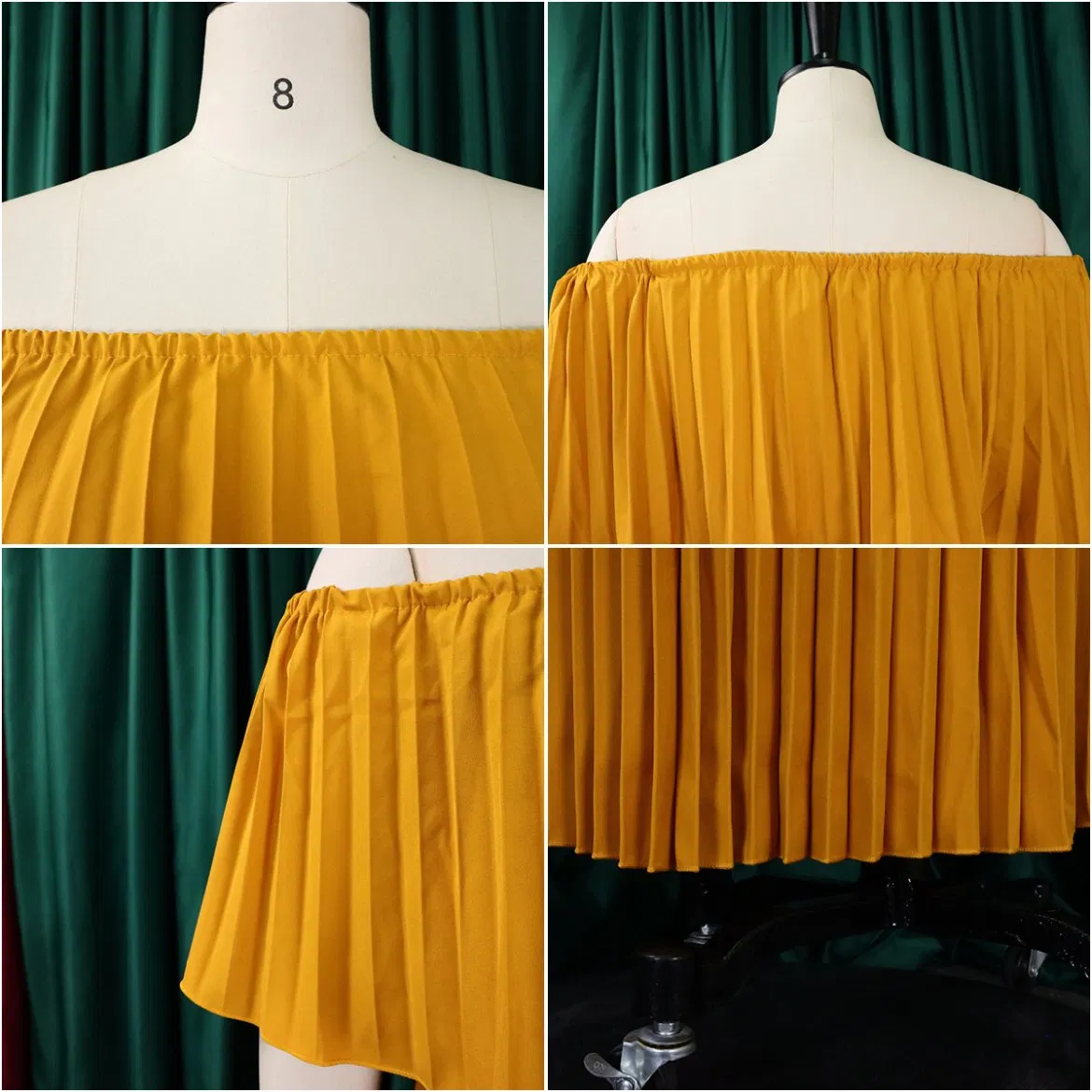 Latest Design Sexy Slash Neck off Shoulder Maxi Dress Ladies Girls Party Dress Women Elegent Pleated Dress