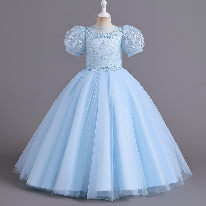 Girls Party Dresses for Weddings Children Ball Gown Frock Design Dress Kids Girls