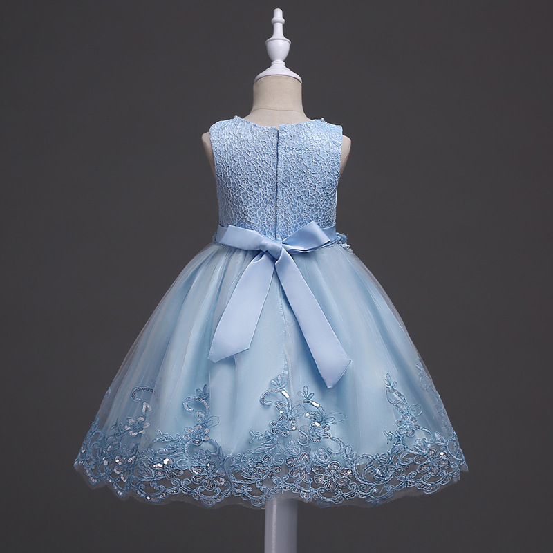 Multiple Colors Elegant Princess Dress Multi Layer Dance Tulle Skirt Formal Toddler Dance Gown For Wedding Flower Girl