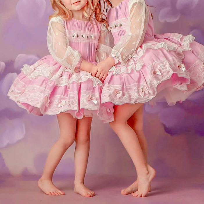 High Quality Fully Custom Flower 1 to 16 Years Old Girl Dress OEM Custom Lace Bridesmaid Princess Wedding Gown Dresses