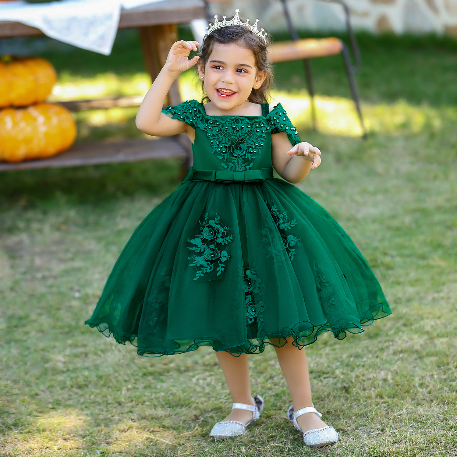 MQATZ Cheap China Wholesale Kids Clothing Girls Party Normal Frock Designs Silver Sequin Dress L5057