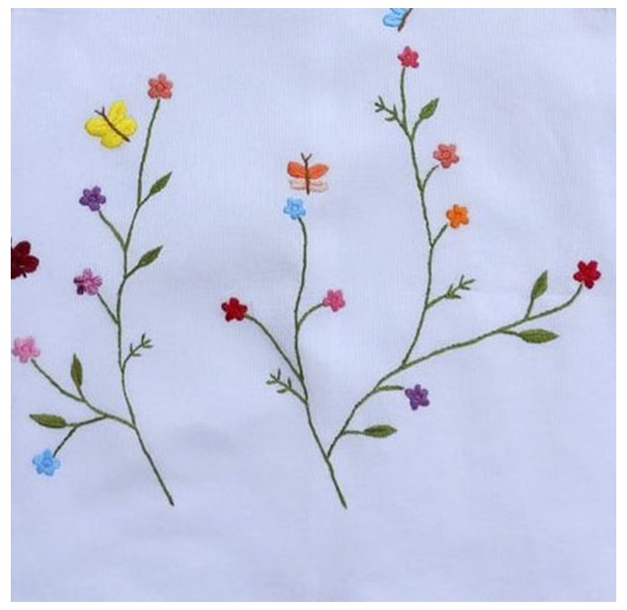 Custom Wholesale Cheap Embroidery Lovely Flower Design Dress High Quality White Cotton With Lace Dress for Girls
