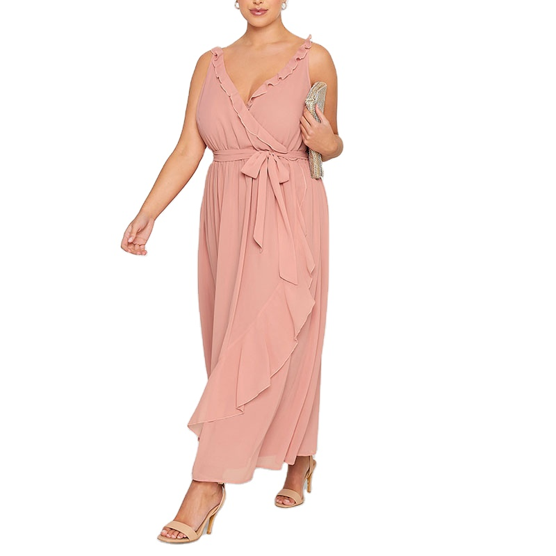 New Design Pretty Girls Party Sleeveless Maxi Ladies Summer Sexy Elegant Evening Dresses