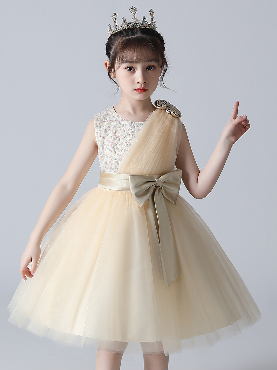 High Quality Tulle Princess Dress for Girl Girls Summer Flower Girls' Party Kids Evening Formal Birthday Dresses
