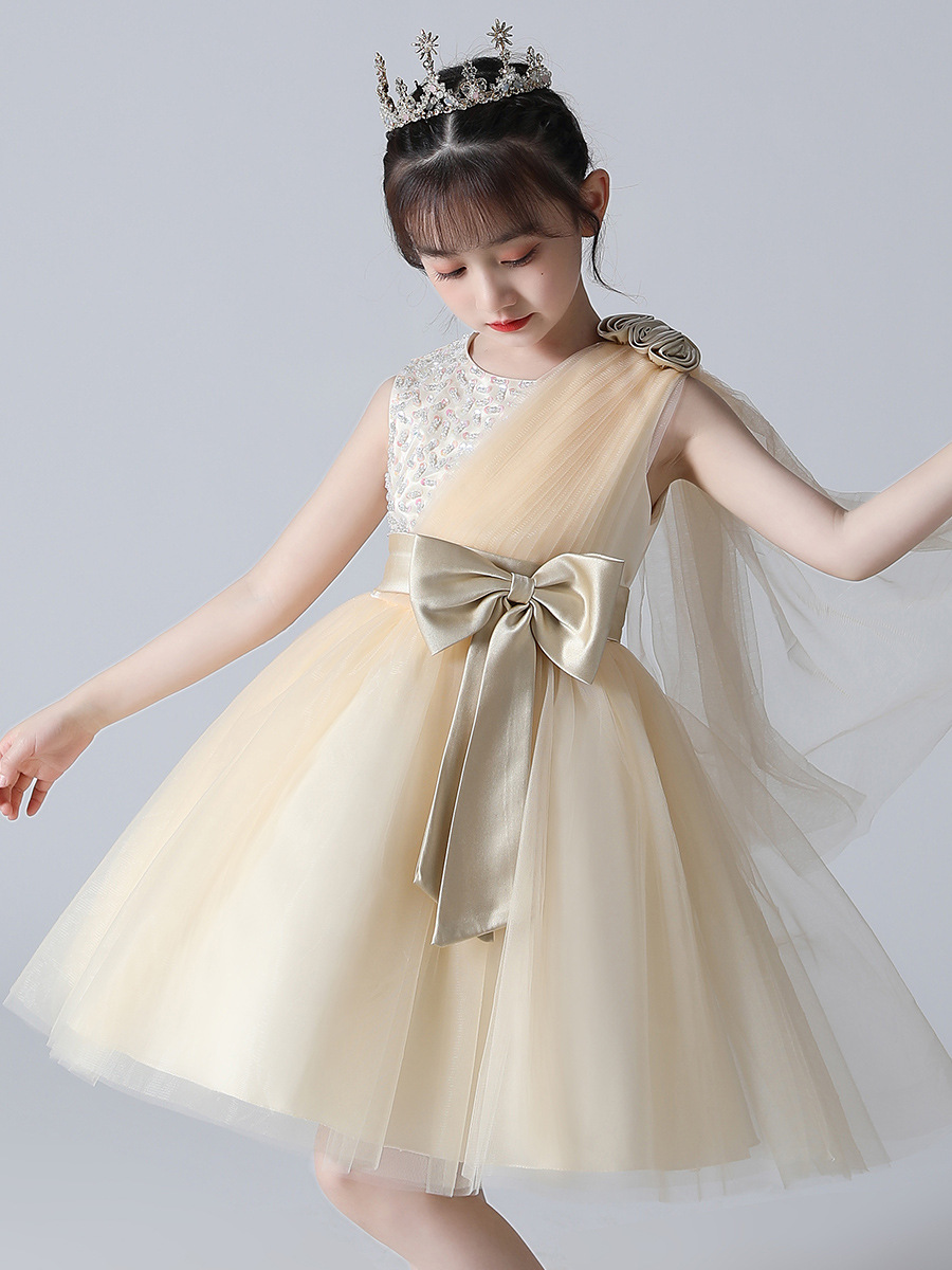 High Quality Tulle Princess Dress for Girl Girls Summer Flower Girls' Party Kids Evening Formal Birthday Dresses
