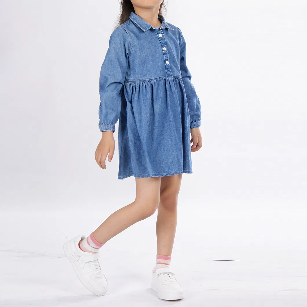 Girl Denim Dress View 5