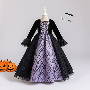 Easter girl dress cos clothing long sleeve autumn and winter new play dress girl dress cross-border foreign trade
