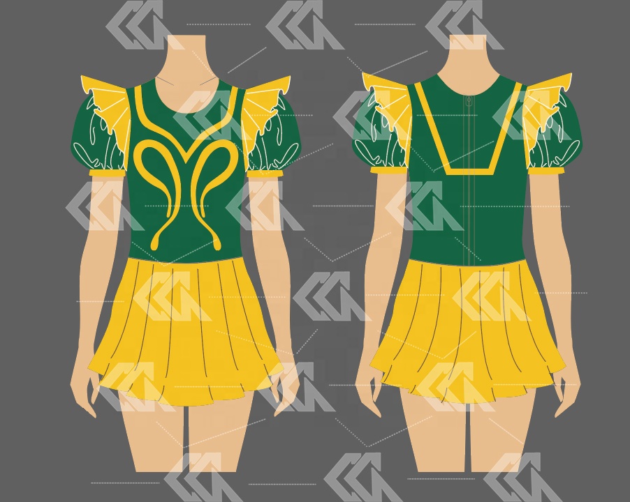 Glitter Morris Dance Uniform Girls Kids Custom Girls Carnival Morris Dancing Dress Majorette Uniform