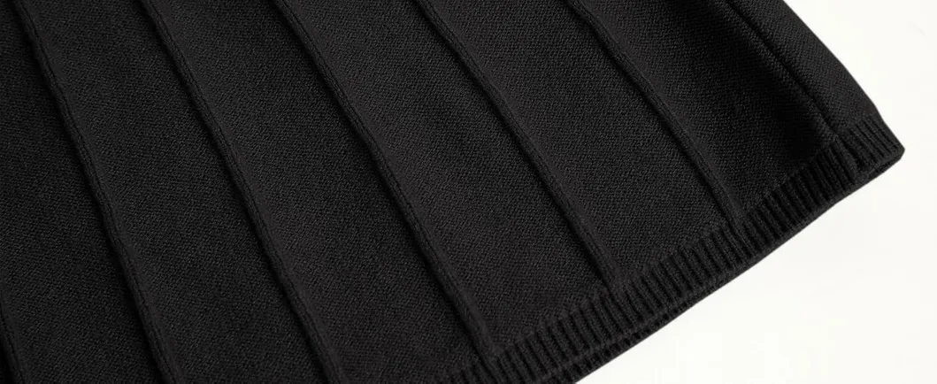 Knit cable dress