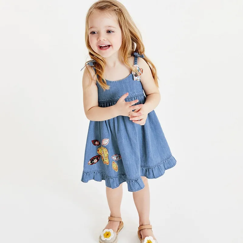 Girl Denim Dress 1