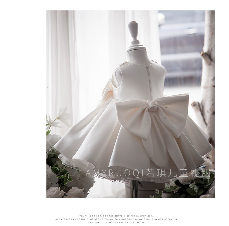 High Quality Beaded 1 Year Girl Birthday Dress