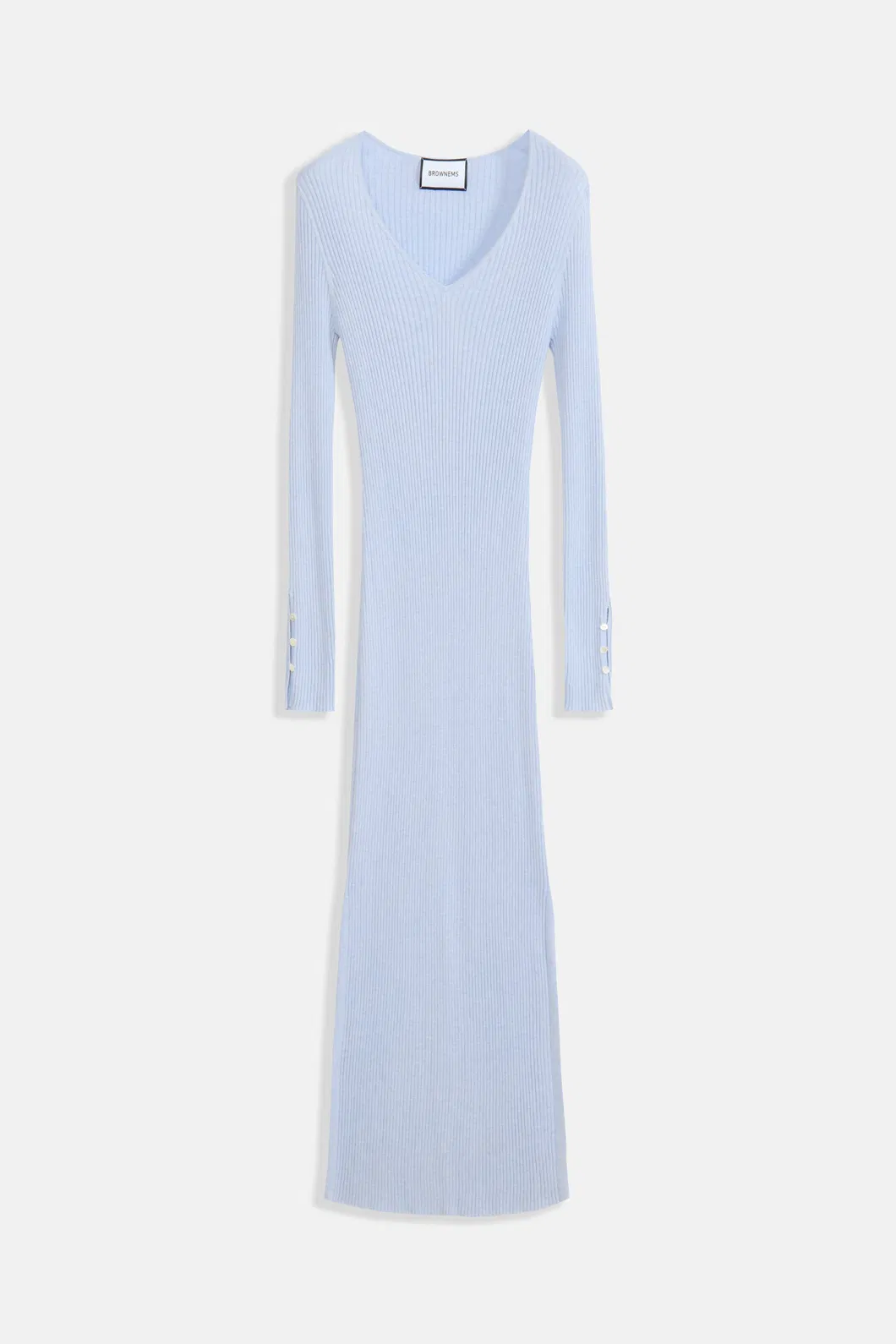 Stylish Women's Knitted Dresses Cashmere Wool Silk Viscose Organic Cotton Dress Long Sleeve Causal Dress for Girls Maxi Dress