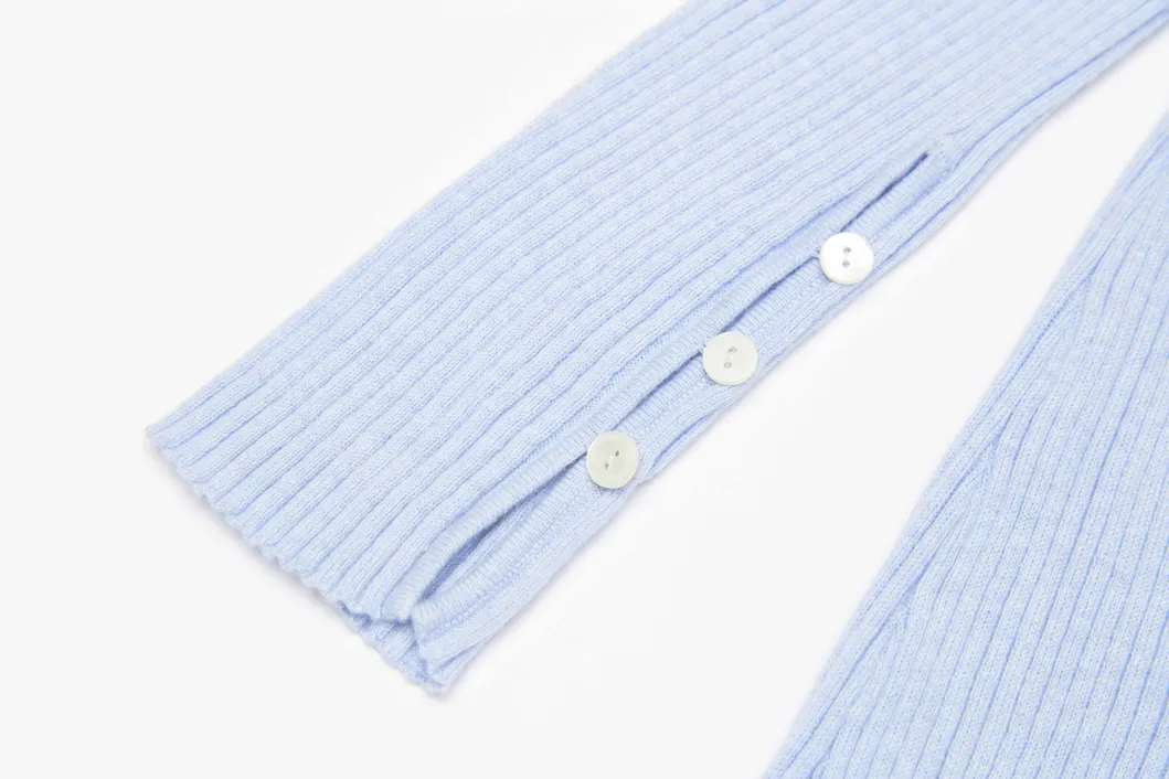 Stylish Women's Knitted Dresses Cashmere Wool Silk Viscose Organic Cotton Dress Long Sleeve Causal Dress for Girls Maxi Dress