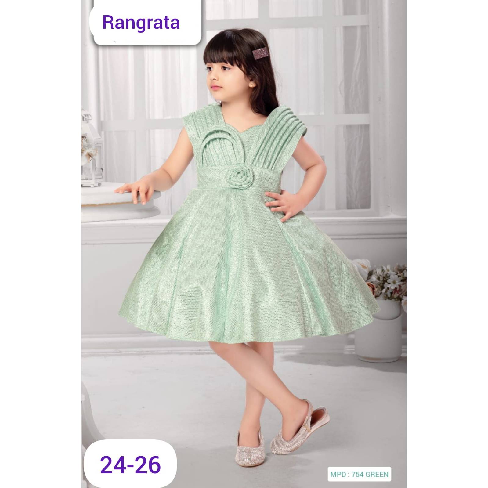 Hot Sale Kids Girls 3D Flower One-Shoulder Formal Birthday Party Dress With Detachable Rhinestone fancy Wedding dress