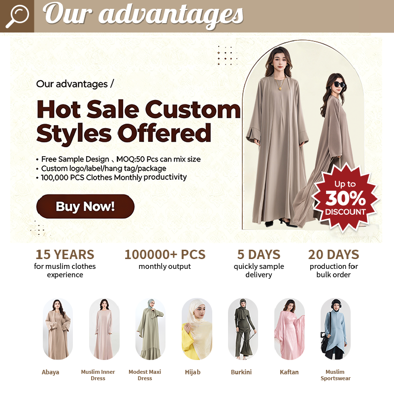 Lignes Factory Custom Black Sequin Open Abaya, Wholesale Muslim Eid Modest Evening Dress