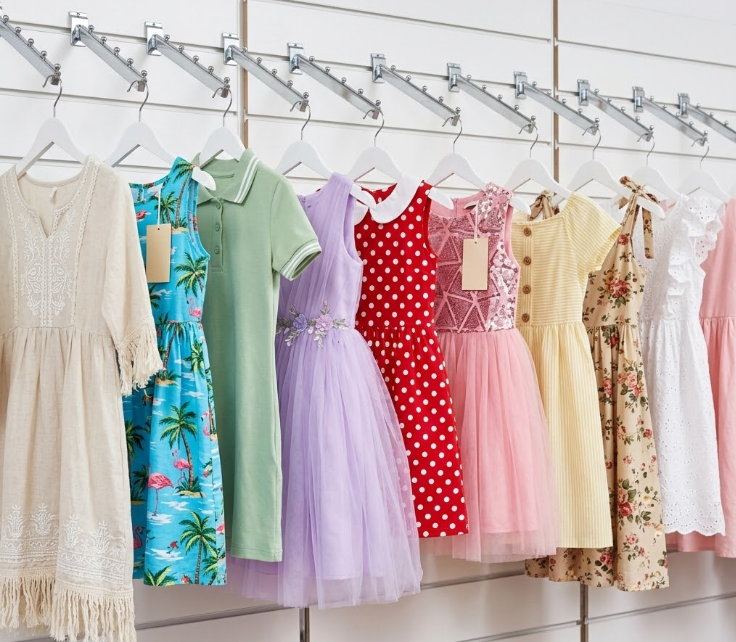 Beach Style Kids Summer Sundress, Strap Design, Random Mix Mixed Styles Delivery Girls Dress