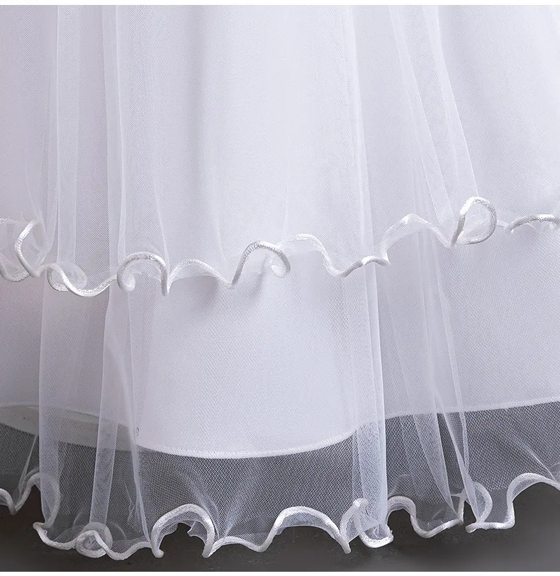 Girls High-End Princess Dress Flower Girl Birthday Party Tutu Skirt