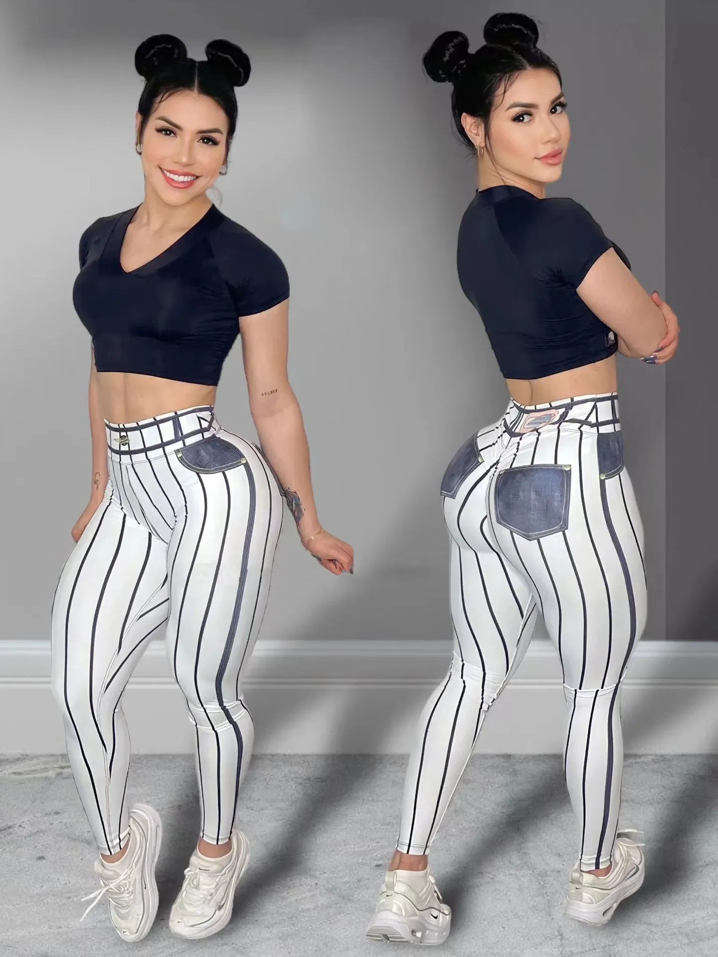 Mujeres Leggings de Cintura Alta