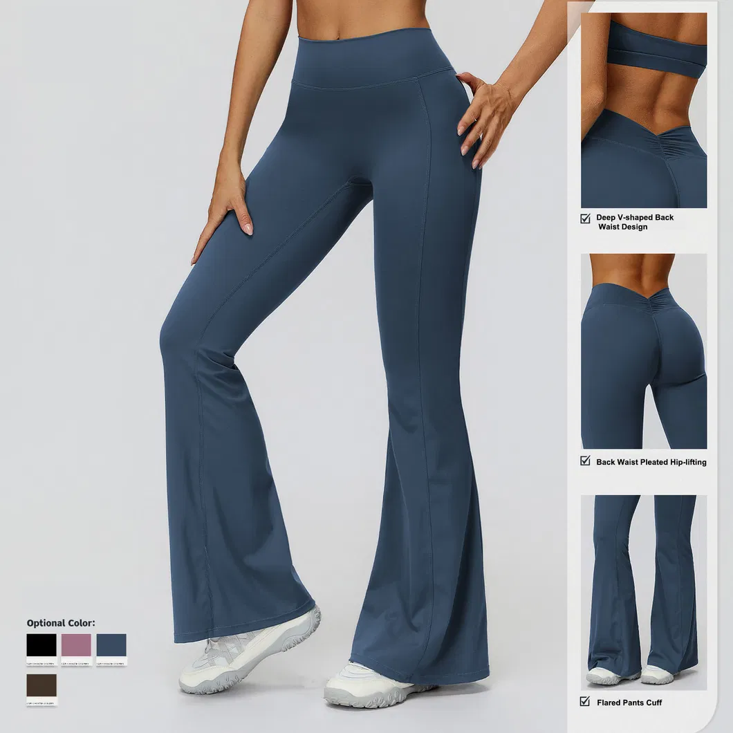 Pantalones acampanados de yoga