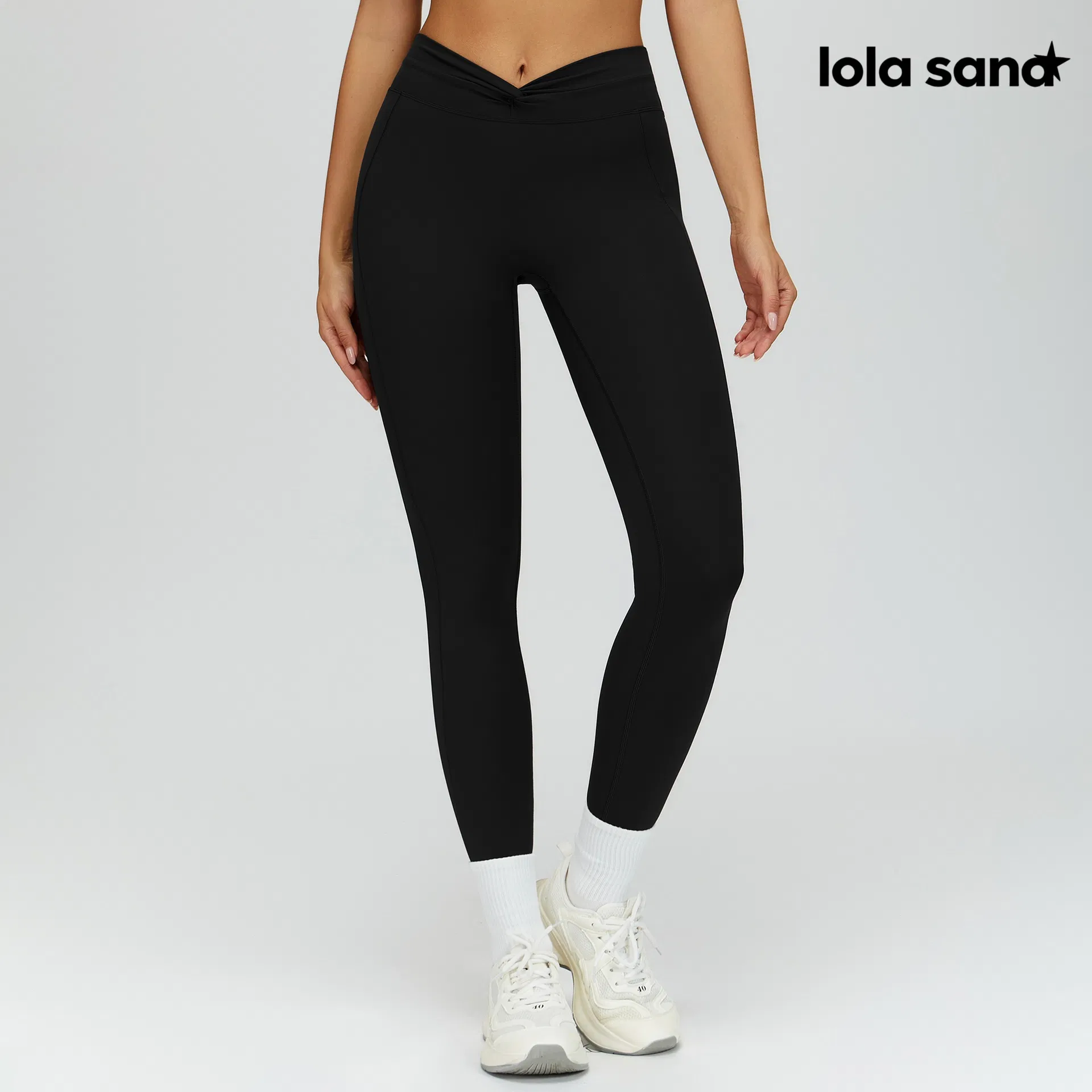 Mallas deportivas elásticas, esencial de moda para la ropa de fitness de mujeres modernas