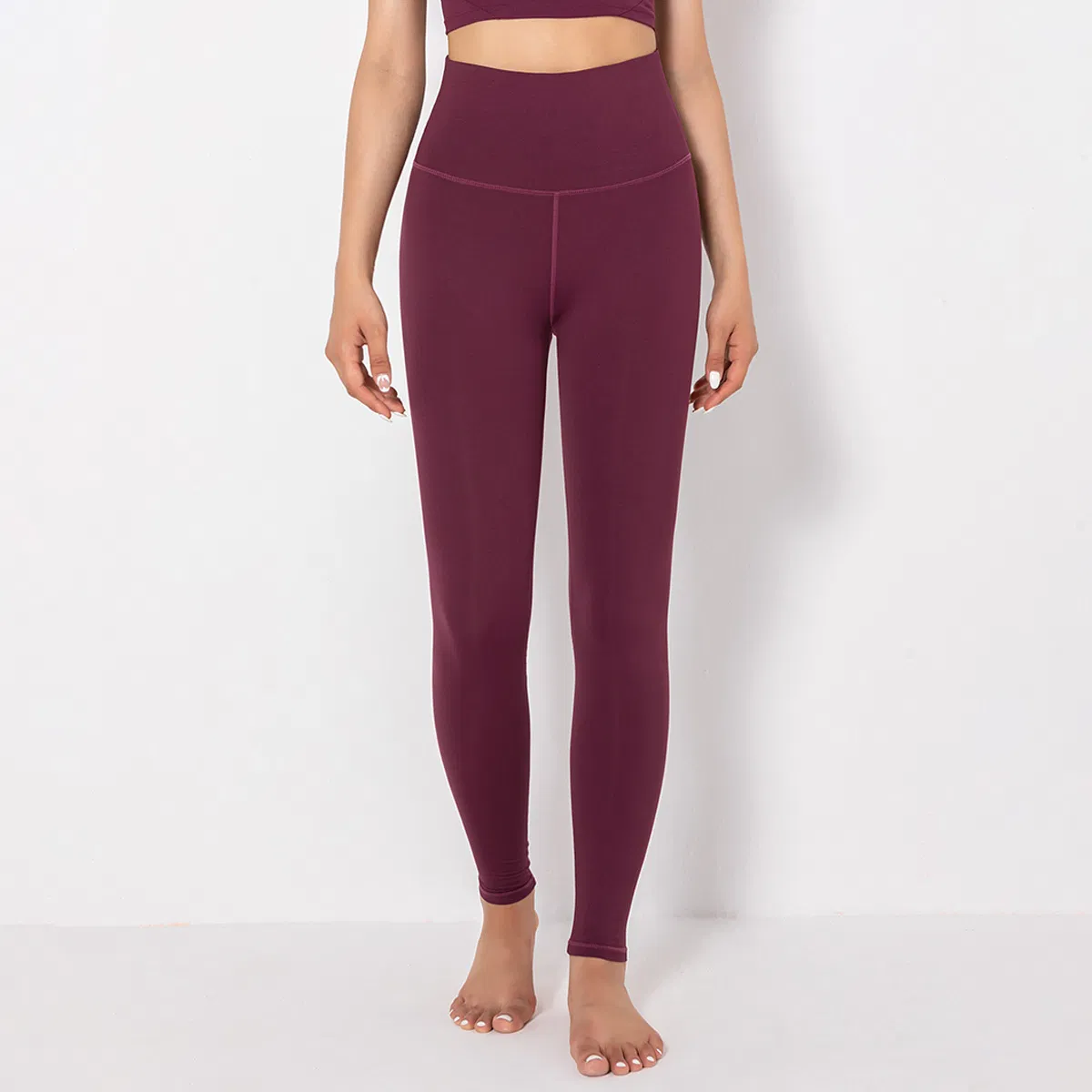 Pantalones de fitness sin costuras de cintura alta, levantamiento de cadera, leggings de yoga, mallas deportivas para correr