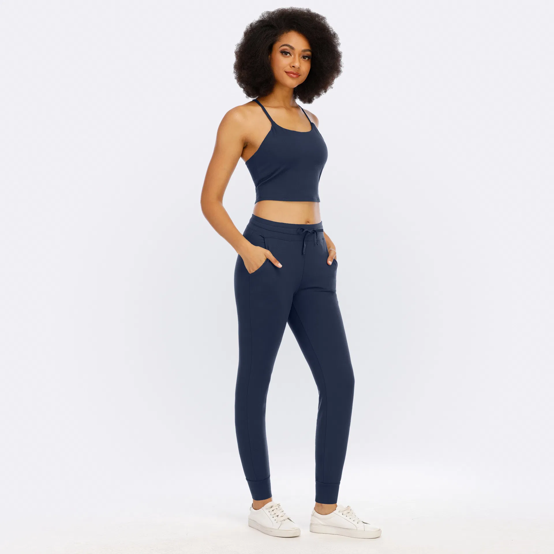 2024 Pantalones de yoga femeninos personalizados al por mayor de ocio y moda