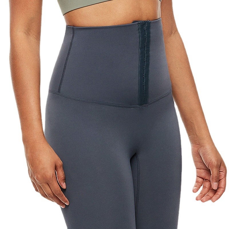 Leggings de yoga ajustados para mujer, deportivos y nude, pantalones de fitness con recubrimiento de iones de plata