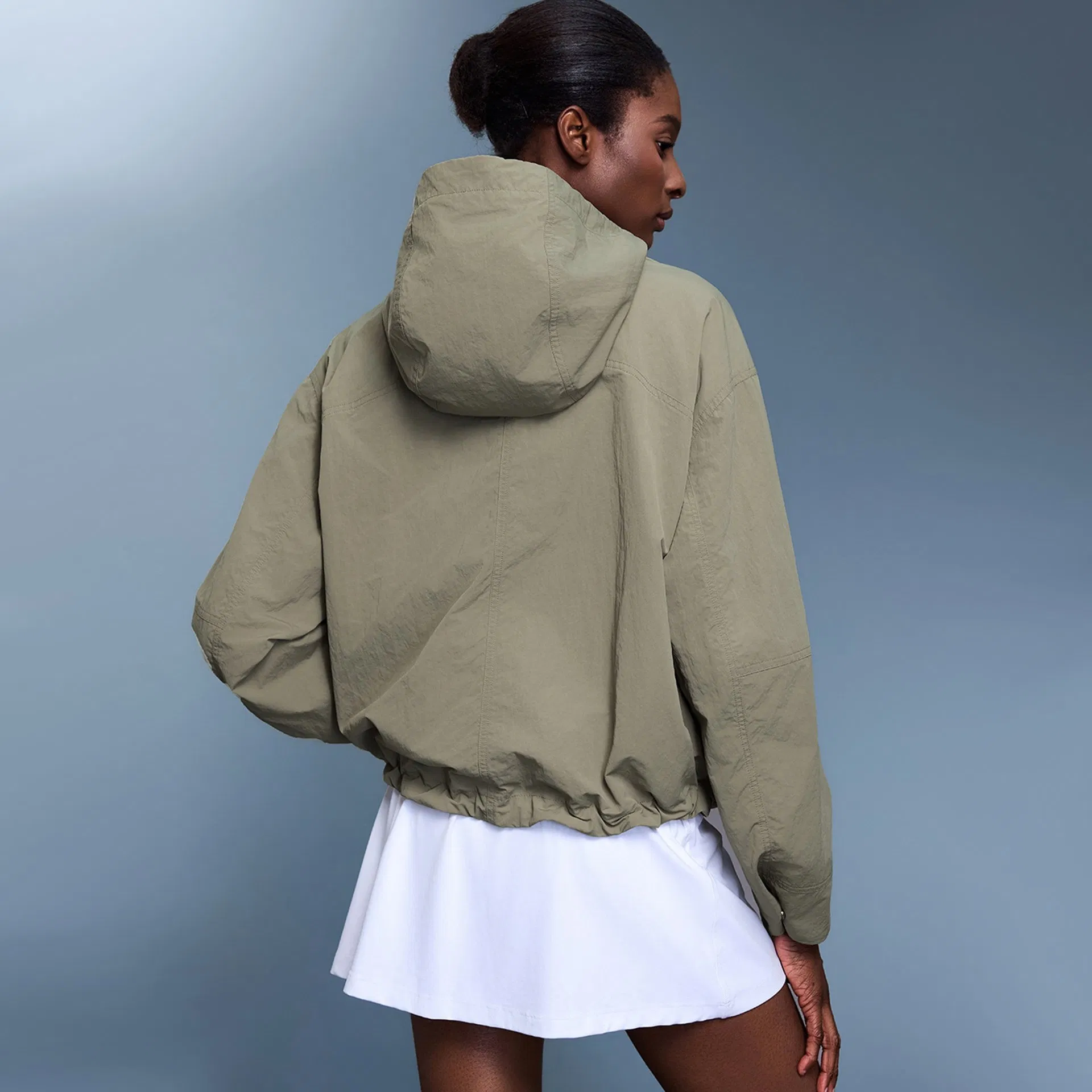 Chaqueta de yoga con cremallera de manga larga para mujer, fabricada en tejido seco, ideal para correr y hacer deporte