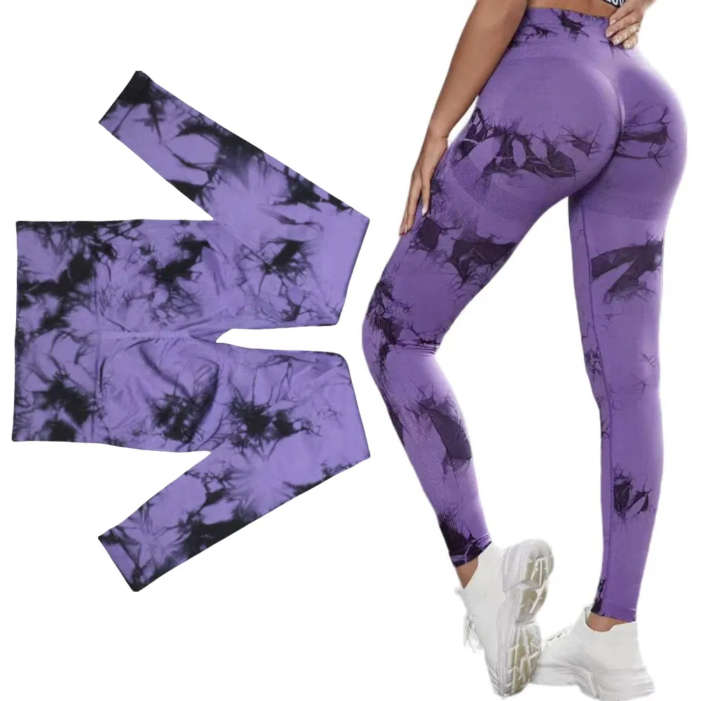 Pantalones de yoga de talle alto para mujeres activas de talla grande
