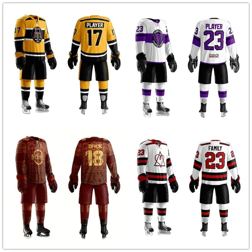Detalle de uniforme de hockey