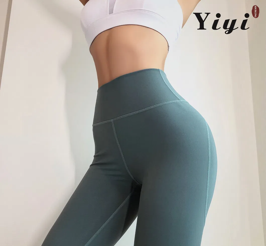 Mujeres Talla Grande Leggings de Gimnasio Personalizados Sin Costuras de Cintura Alta con Bolsillos Pantalones de Yoga